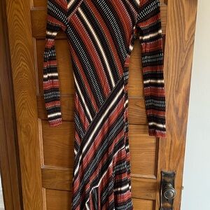 Anthropologie Multicolor Asymmetrical Dress